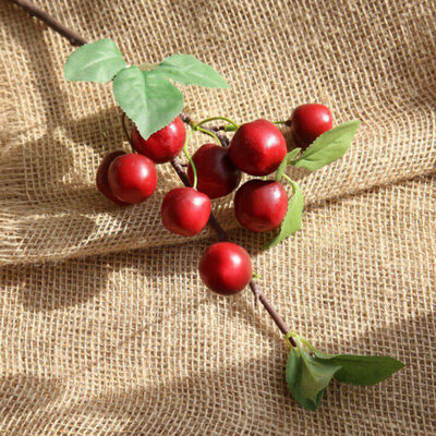 

Artificial Berry Simulation Fruit 4 Color Small Fake Plant Wedding Decoration For Home Hotel Party Table Accessories 1pcs