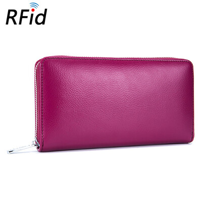 

Tailored Fashion Women RFID Leather Wallet Zipper Coin Purse Card Holder Handbags Pockets