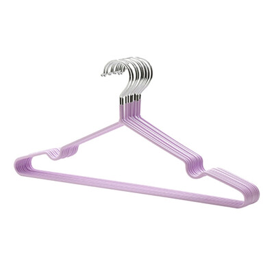 

10pcs Hanger Home Non-Slip Drying Rack Adult Clothes Hanging Seamless Clothing Support Stainless Steel Hanger