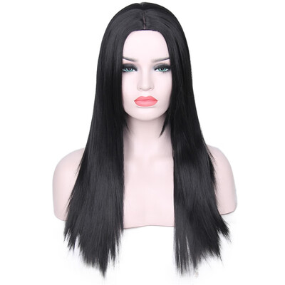

Amazing Star Ombre Gray Long Wave Wigs for White Women High Density Black Wig Heat Resistant Synthetic Hair Wigs