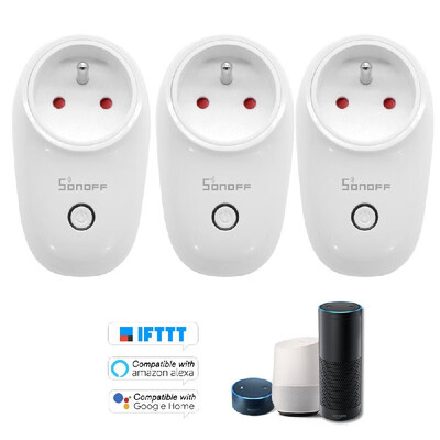 

5PCS SONOFF S26 ITEAD Wifi Smart Socket Wireless Remote Control Charging Adapter Smart Home Power Sockets USUKCNAUEU Type EF