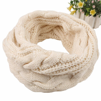 

Guttavalli Women Ladies Winter Knitted Ring Shawl Crochet Snood Tube Loop Scarf Solid Stripes Geometric Warm Infinity Soft Wraps