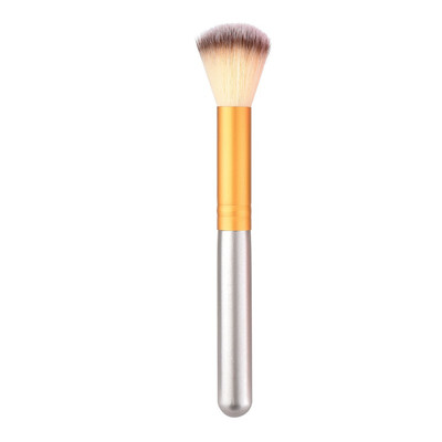 

3 Colors Pro Double Head Synthetic Hair Wood Handle Loose Powder Foundation Brush Tool Cosmetic Makeup Brush Hot