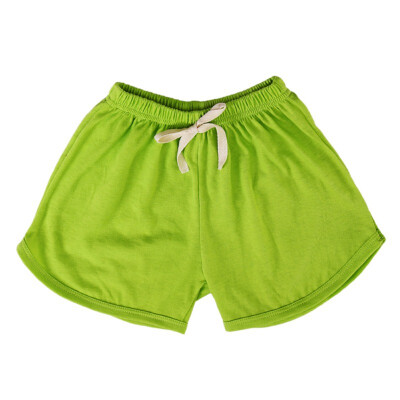 

2019 Summer Casual Boys Girls Shorts Children Beach Wear Solid Color Loose Bottom Short Trousers