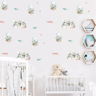 

5 Piece Set Childrens Room Simple Decorative Wall Sticker Simple Home Decoration Bedroom Shooting Props Wallpaper