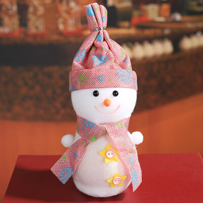 

Christmas Eve Snowman Doll Apple Bag Christmas Tree Ornaments Desktop Decoration Christmas Gifts Christmas Decoration