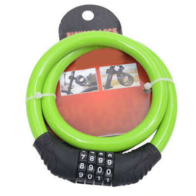 

1x Bike Bicycle Code Combination Lock 4 Digit Steel Cable Secure Motorcycles New