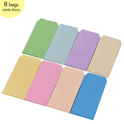 

195 85cm 77 33inches Vivid Color Mini Envelopes Card Pocket Non-Adhesive Serrated Flap Multi-Purpose Envelope for Home