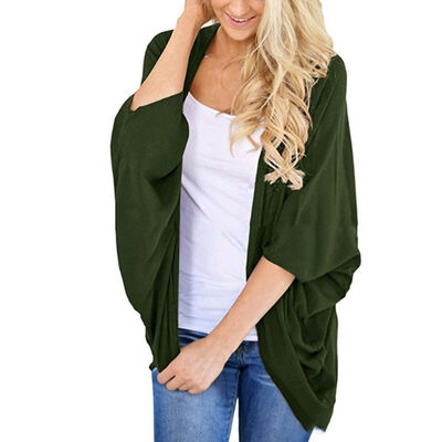 

Women Autumn Fashion Solid Color Loose All-match Long Sleeve Concise Casual Blouse