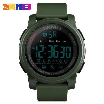 

SKMEI New Men Sports Watches Smart Bluetooth Watch Calorie Alarm Fashion Waterproof Digital Wristwatches 1442