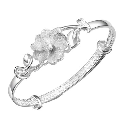 

Hundred Korean Magic Accessory Hollow Lady Bracelet Scrub Vera Bracelet Newest Flowers Fashion Lap