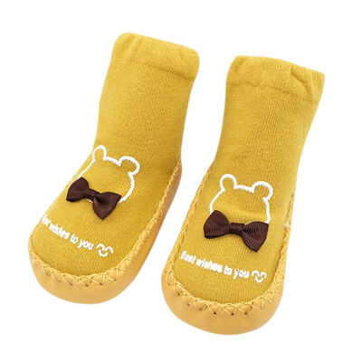 

Newborn Spring Autumn Winter Baby Funny Socks Anti Slip Baby Boy Socks With Rubber Soles Baby Girl Cute Socks 6 colors