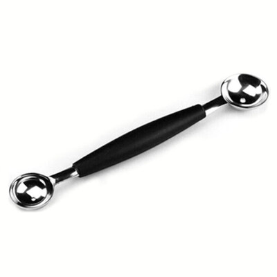 

Stalinless Steel Double-end Melon Baller Scoop Fruit Spoon Ice Cream Sorbet cozinha Cooking Tool kitchen accessories gadgets