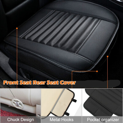 

Universal Car Seat Covers PU Leather Front Seat Rear Seat Cover Pad Cushion Four Seasons Breathable Automobiles Seat Cover