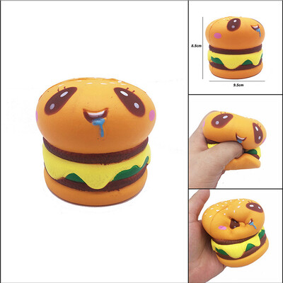 

Siaonvr Squishies Adorable Hamburger Slow Rising Cream Scented Decompression Toy