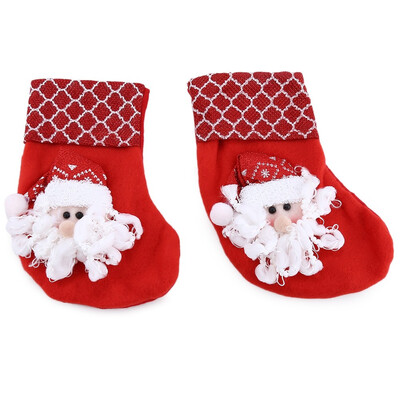 

20pcs Christmas Stocking Decoration Hanging Gift Bag