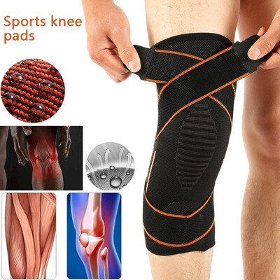 

1PC 3D Weaving Knee Brace Pad Support Protect Compression Breathable Running Support