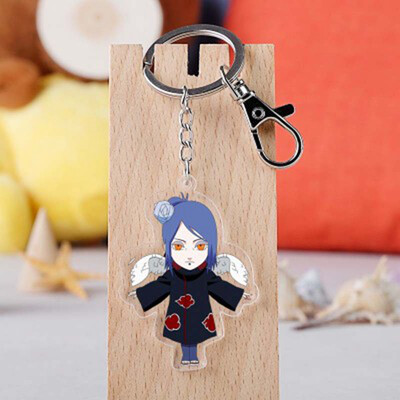 

CAR-TOBBY Anime Naruto Double Sided Acrylic Key Chain Pendant Anime Accessories Cartoon Key Ring-in Key Chains