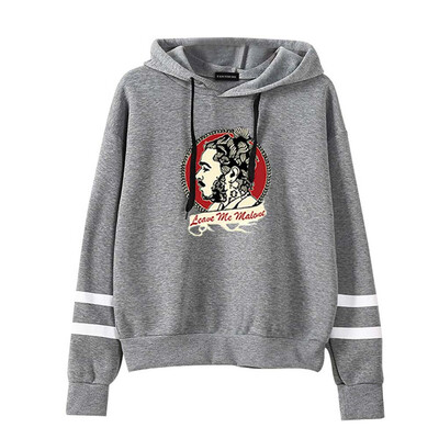 

Herqw61 Unisex Rapper Post Malone Women Hoodie Celebration Splatter Striped Sleeve Pullover Sweatshirt