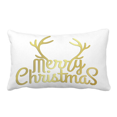 

〖Follure〗Christmas Pillow Sofa Waist Throw Cushion Cover Home Decor A