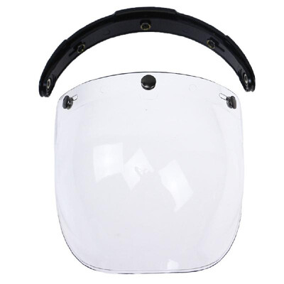 

3-Snap Bubble Wind Shield Visor For Biltwell Gringo&Bonanza Motorcycle Helmet