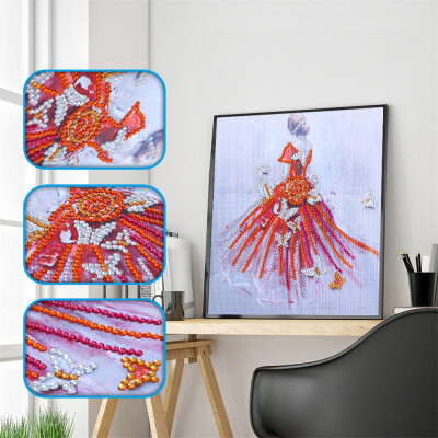 

Siaonvr Special Shaped Diamond Painting DIY 5D Partial Drill Cross Stitch Kits Crystal R