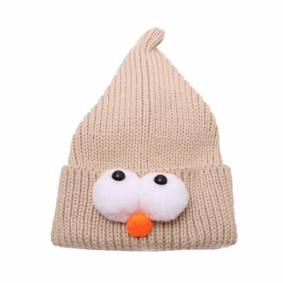 

Autumn Winter Casual Fashion Newborn Baby Cartoon Knitted Hat Kid Toddler Cute Cap