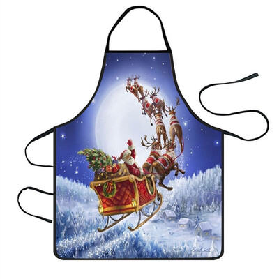 

Tailored Christmas Decoration Waterproof Apron Kitchen Aprons Dinner Party Apron