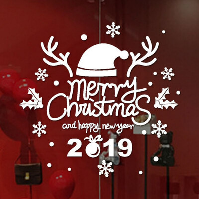 

Christmas Wall Sticker Window DIY Living Wallpaper Wall Stickers PVC Stickers New Year Christmas Decorations For Home
