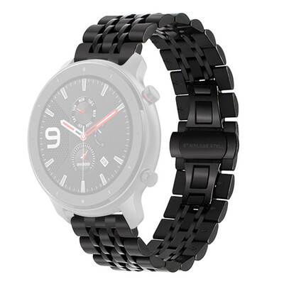 

〖Follure〗Stainless Steel Watch Band Accessory Band Bracelet Strap for AMAZFIT GTR 47MM