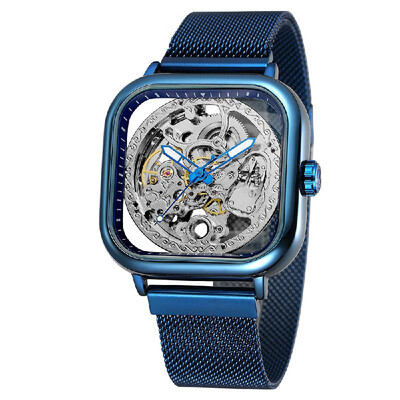 

FORSINING 291 Mechanical Men Watch 3ATM Waterproof Luxury Business Luminous Male Watch Skeleton Wristwatch for Men with Stainless