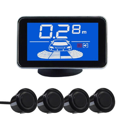 

Car Reverse Backup Radar System Reversing Radar 4 Parking Sensor LCD Display