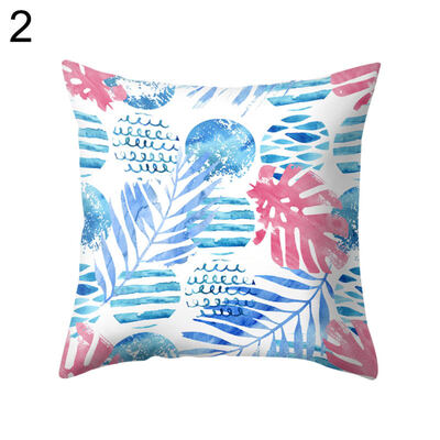 

Coconut Tree Monstera Leaf Throw Pillow Case Cushion Cover Sofa Bedding Articles