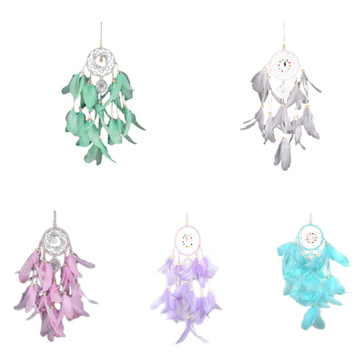

Dream Catcher Net Wind Chimes Feather Wedding Living Sitting Room Wall Hanging Dreamcatcher