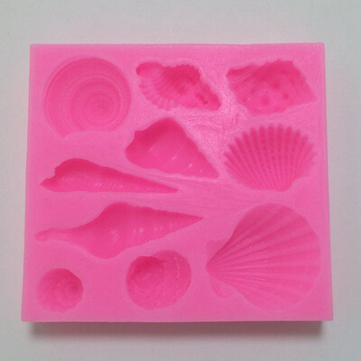 

Chocolate Baking Tool Creative Silicone Fondant Sea Shell Conch DIY Mold Cake