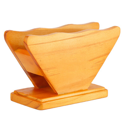 

Wooden Coffee Filter Holder Base Coffee Paper Storage Rack Filter Paper Container Stand Organizer