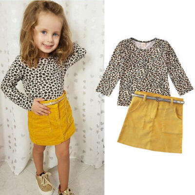 

US Newborn Kid Baby Girls Christmas XMAS Tops DressOutfit Clothes Set