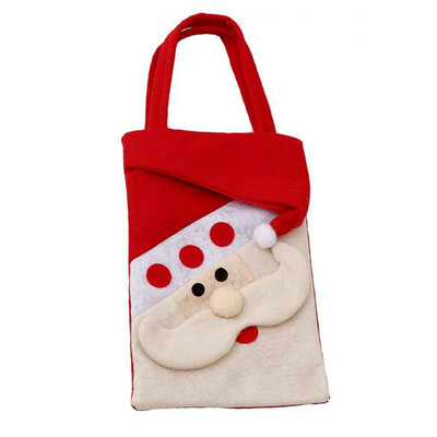 

New Fashion Christmas Snowman Elk Bear Penguin Tote Cartoon Candy Bags Santa Claus Gift Bags Christmas Accessories