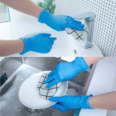 

Toponeto Rubber Comfortable Disposable Mechanic Nitrile Gloves Medical Exam Gloves 20PCS