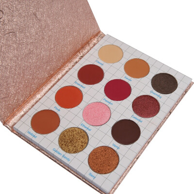 

12 Colors Matte Shimmer Eyeshadow Palette Make Up Eye Shadow Glitter Pigment Makeup palette maquillage