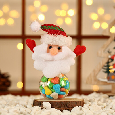 

Christmas Elk Cartoon Candy Jar Snack Storage Lovely Gift For Childs