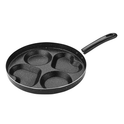 

Four-hole Omelette Pan Portable Household Mini Omelette Pan Not Sticky Pan For Kitchen