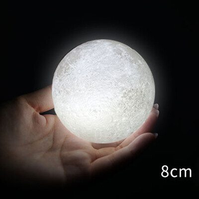 

〖Follure〗3D USB LED Magical Moon Night Light Moonlight Table Desk Moon Lamp Gift A