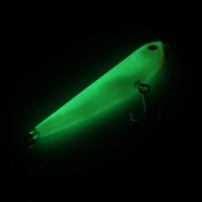 

Lixada Night Fishing Sinking Pencil Lure Glow In Dark Luminous Bait 9cm 9g Hard Lure Artificial Bait With Two Triangle Hooks