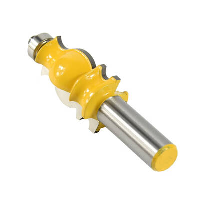 

12" Shank Fishtail Hard Alloy Milling Cutter Router Bits Woodworking Cutter Keyseat Trimming Tools