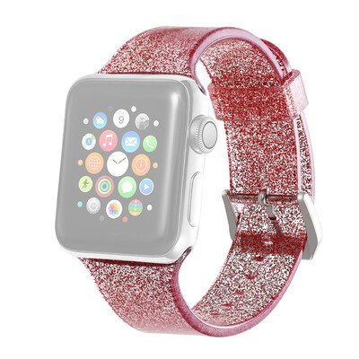 

〖Follure〗Bling Soft Silicone Replacement Sport Band Strap For Apple For iwatch 4 40mm