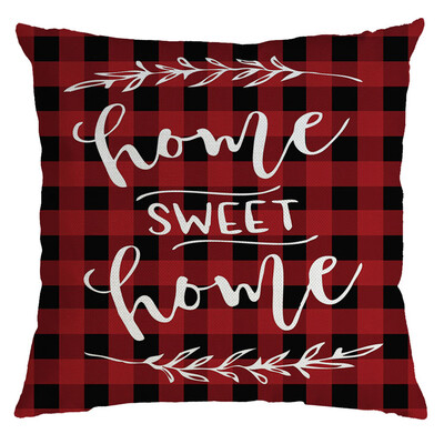 

Siaonvr Christmas Pillow Cover Pillowcases Decorative Sofa Cushion Cover 45x45cm