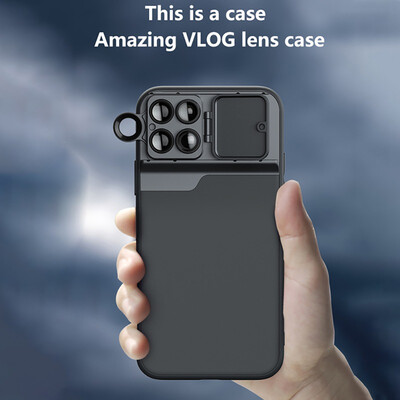

Mobile Phone Lens For iPhone 11 Pro Max Wide Angle Macro Fisheye Portrait Telephoto CPL Filter Len phone Case For iPhone 11 2019