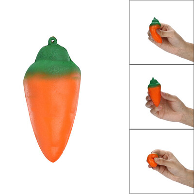 

Siaonvr Squishies Simulation Carrot Scented Slow Rising Squeeze Toys Stress Reliever Toy