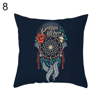 

Mandala Elephant Heart Square Throw Pillowcase Cushion Cover Home Office Decor